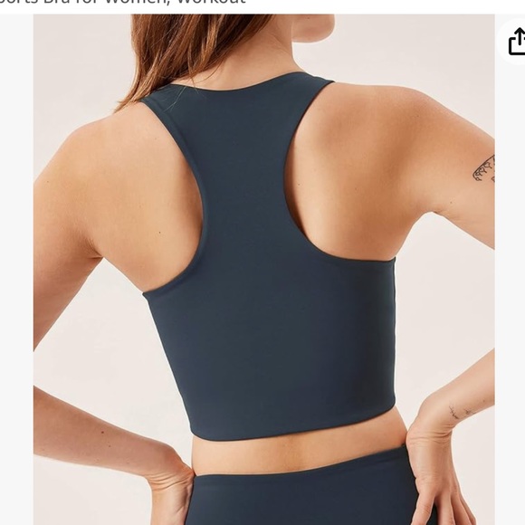 NWT Girlfriend Collective Paloma Racerback Bra, - Picture 4 of 10